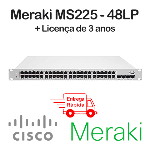 Switch meraki ms225-48lp